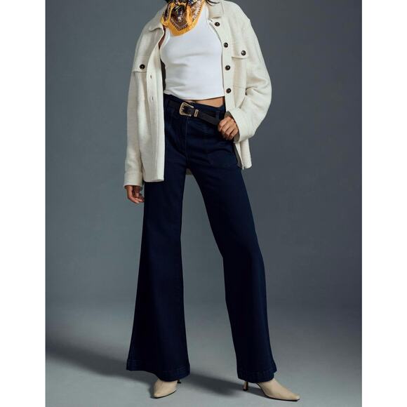 Anthropologie Denim - ANTHROPOLOGIE Maeve The Naomi High Rise Wide Leg Flare Jeans 26